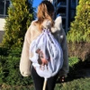 Koń na kiju Hobby Horse - Kasztan Gniady, brązowy z czarną grzywą Duży + Torba / Plecak do transportu
