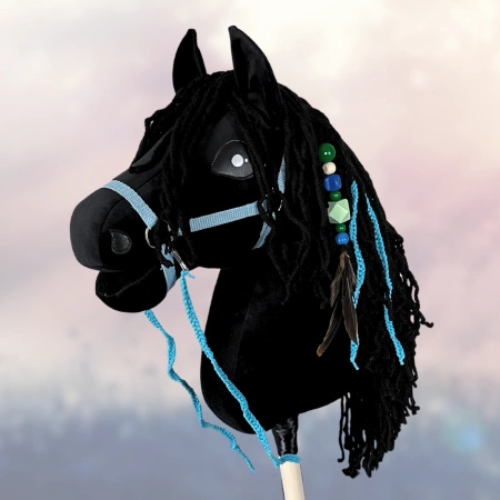 Koń na kiju Hobby Horse - Błyskawica Czarny Mały