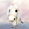 Koń na kiju Hobby Horse - Perlino Beżowy Mały