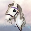 Koń na kiju Hobby Horse - Bella Biały Średni 