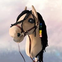 Koń na kiju Hobby Horse - Grizzly Cappuccino Średni