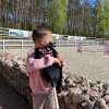 Hobby Horse, Koń na kiju - Hobby Spider czarny A4 z opaską, kolekcja Hobby Hero