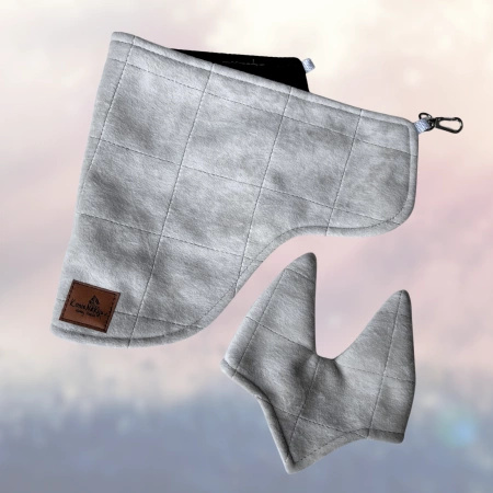 Zestaw akcesoriów - Nauszniki i derka  dla Hobby Horse - kolor kremowy