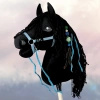 Koń na kiju Hobby Horse - Błyskawica Czarny Mały