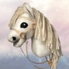 Koń na kiju Hobby Horse - Bajka Biały Duży