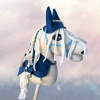 Koń na kiju Hobby Horse - Polomino Beżowy Średni 