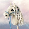 Koń na kiju Hobby Horse - Polomino Beżowy Średni 