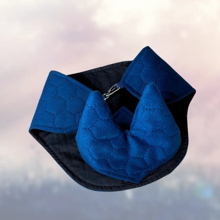 Zestaw akcesoriów Konienakiju  - Nauszniki i derka  dla Hobby Horse - kolor granatowy