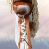 Koń na kiju Hobby Horse - Dakota , Srokaty z jasnymi włosami PREMIUM