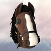 Koń na kiju Hobby Horse - Tarda Brązowy Średni