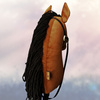 Koń na kiju Hobby Horse - Merida Rudy z czarną grzywą Średni