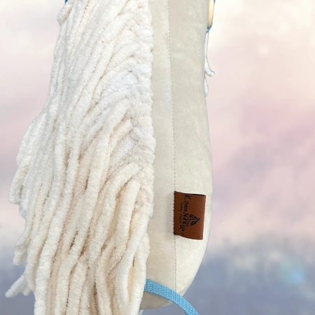 Koń na kiju Hobby Horse - Polomino Beżowy Średni 