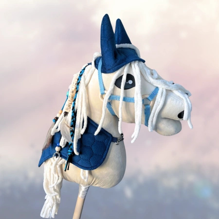 Koń na kiju Hobby Horse - Polomino Beżowy Średni 
