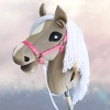 Koń na kiju Hobby Horse - Śnieżka jasnobrązowy Duży
