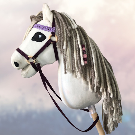 Koń na kiju Hobby Horse - Bella Biały Duży 