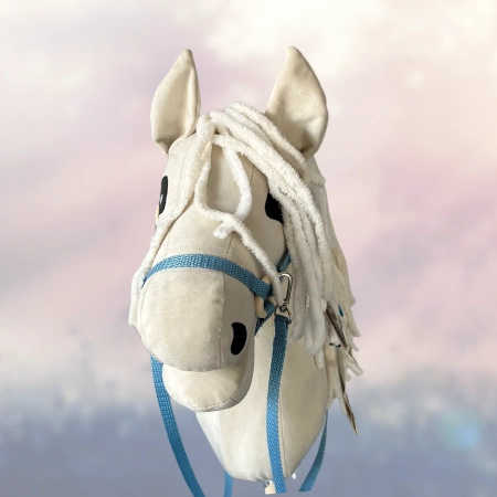 Koń na kiju Hobby Horse - Polomino Beżowy Średni 