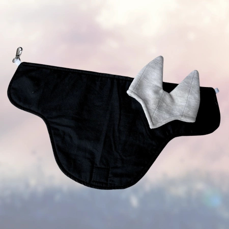 Zestaw akcesoriów - Nauszniki i derka  dla Hobby Horse - kolor kremowy