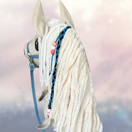 Koń na kiju Hobby Horse - Polomino Beżowy Średni 