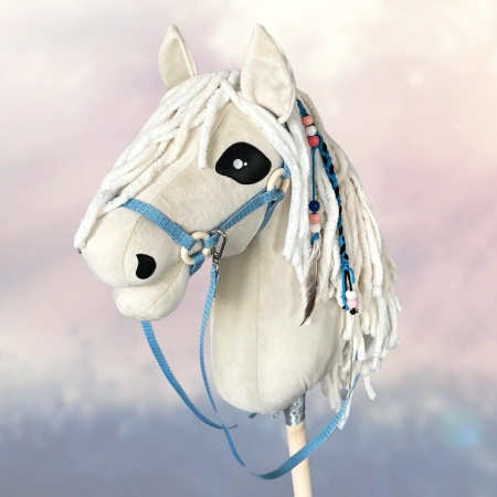 Koń na kiju Hobby Horse - Polomino Beżowy Mały