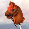 Koń na kiju Hobby Horse - skoczek Kasztan Rudy A4 