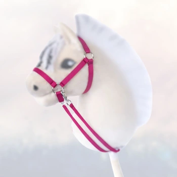 Kantar i wodze dla Hobby Horse, ogłowie - kolor różowy