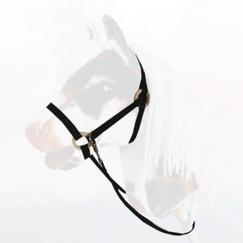 Kantar i wodze dla Hobby Horse, ogłowie - kolor czarny