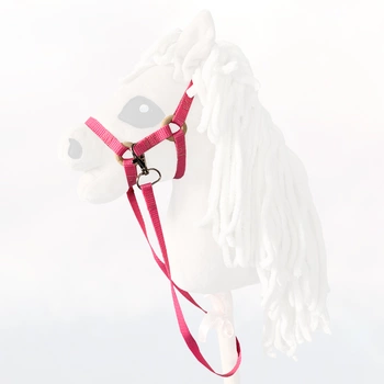 Kantar i wodze dla Hobby Horse, ogłowie - kolor jasny róż