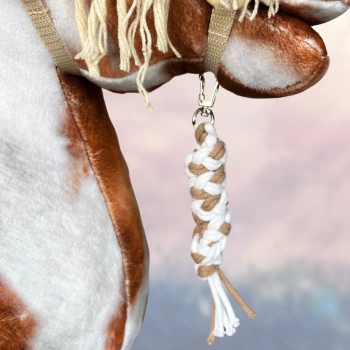 Uwiąz dla Hobby Horse ze sznurka – biało-beżowy AKCESORIA