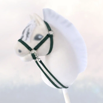 Kantar i wodze dla Hobby Horse, ogłowie - kolor zielony 