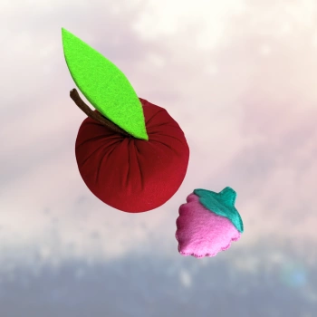 Smaczki - jabłko i truskawka dla Hobby Horse 