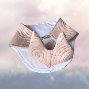 Zestaw akcesoriów Konienakiju  - Nauszniki i derka  dla Hobby Horse - kolor pudrowa brzoskwinia