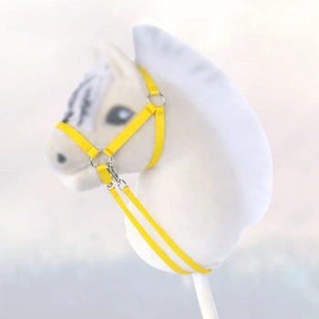 Kantar i wodze dla Hobby Horse, ogłowie - kolor żółty