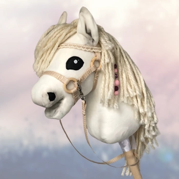 Koń na kiju Hobby Horse - Bajka Biały Duży