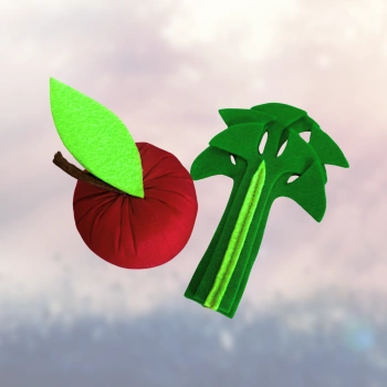 Smaczki - jabłko i seler dla Hobby Horse 