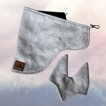 Zestaw akcesoriów - Nauszniki i derka  dla Hobby Horse - kolor kremowy