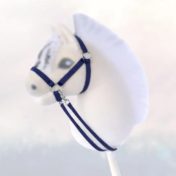 Kantar i wodze dla Hobby Horse, ogłowie - kolor granatowy